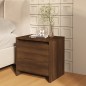 vidaXL Nachttisch Braun Eichen-Optik 45x34x44,5cm Holzwerkstoff vidaXL Nachttisch Braun Eichen-Optik 45x34x44,5cm Holzwerkstoff