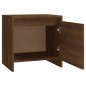 vidaXL Nachttisch Braun Eichen-Optik 45x34x44,5cm Holzwerkstoff vidaXL Nachttisch Braun Eichen-Optik 45x34x44,5cm Holzwerkstoff