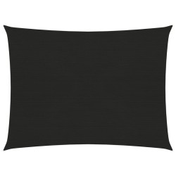 vidaXL Sonnensegel 160 g/m² Schwarz 3x4 m HDPE