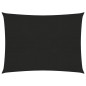 vidaXL Sonnensegel 160 g/m² Schwarz 3x4 m HDPE