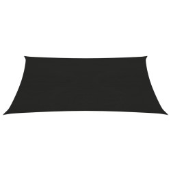 vidaXL Sonnensegel 160 g/m² Schwarz 3x4 m HDPE