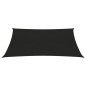 vidaXL Sonnensegel 160 g/m² Schwarz 3x4 m HDPE