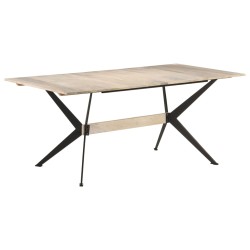 vidaXL Esstisch 180x90x76 cm Massivholz Mango