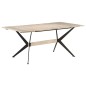 vidaXL Esstisch 180x90x76 cm Massivholz Mango vidaXL Esstisch 180x90x76 cm Massivholz Mango