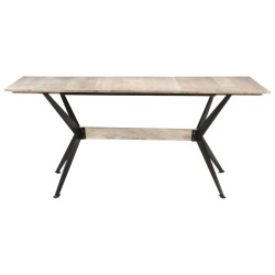 vidaXL Esstisch 180x90x76 cm Massivholz Mango