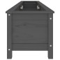 vidaXL Hochbeet Grau 199,5x40x39 cm Massivholz Kiefer vidaXL Hochbeet Grau 199,5x40x39 cm Massivholz Kiefer