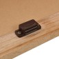 vidaXL Waschbeckenunterschrank Walnuss Massivholz 66x29x61 cm vidaXL Waschbeckenunterschrank Walnuss Massivholz 66x29x61 cm