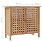 vidaXL Waschbeckenunterschrank Walnuss Massivholz 66x29x61 cm vidaXL Waschbeckenunterschrank Walnuss Massivholz 66x29x61 cm