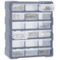 vidaXL Multi-Schubladen-Organizer 18 Schubladen 38x16x47 cm vidaXL Multi-Schubladen-Organizer 18 Schubladen 38x16x47 cm