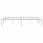 vidaXL Bettgestell Metall Weiß 140x200 cm vidaXL Bettgestell Metall Weiß 140x200 cm