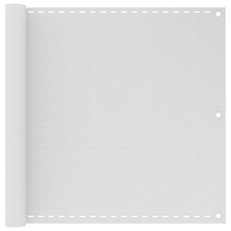 vidaXL Balkonsichtschutz HDPE 90x400 cm weiß vidaXL Balkonsichtschutz HDPE 90x400 cm weiß