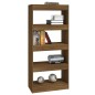 vidaXL Bücherregal/Raumteiler Braun Eichen-Optik Holzwerkstoff vidaXL Bücherregal/Raumteiler Braun Eichen-Optik Holzwerkstoff