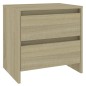 vidaXL Nachttisch Sonoma-Eiche 45x34,5x44,5 cm Holzwerkstoff vidaXL Nachttisch Sonoma-Eiche 45x34,5x44,5 cm Holzwerkstoff