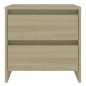vidaXL Nachttisch Sonoma-Eiche 45x34,5x44,5 cm Holzwerkstoff vidaXL Nachttisch Sonoma-Eiche 45x34,5x44,5 cm Holzwerkstoff