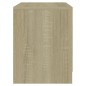 vidaXL Nachttisch Sonoma-Eiche 45x34,5x44,5 cm Holzwerkstoff vidaXL Nachttisch Sonoma-Eiche 45x34,5x44,5 cm Holzwerkstoff