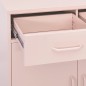 vidaXL Lagerschrank Rosa 80x35x101,5 cm Stahl vidaXL Lagerschrank Rosa 80x35x101,5 cm Stahl