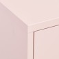 vidaXL Lagerschrank Rosa 80x35x101,5 cm Stahl vidaXL Lagerschrank Rosa 80x35x101,5 cm Stahl