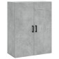 Highboard Betongrau 69,5x34x180 cm Holzwerkstoff Highboard Betongrau 69,5x34x180 cm Holzwerkstoff