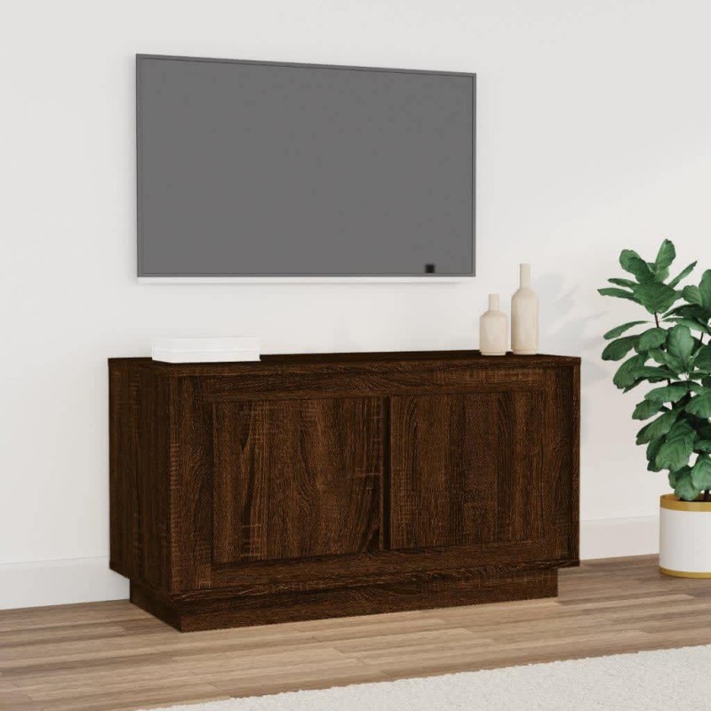 vidaXL TV-Schrank Braun Eichen-Optik 80x35x45 cm Holzwerkstoff vidaXL TV-Schrank Braun Eichen-Optik 80x35x45 cm Holzwerkstoff