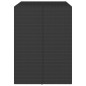 vidaXL Bartisch mit Glasplatte Schwarz 105x80x110 cm Poly Rattan vidaXL Bartisch mit Glasplatte Schwarz 105x80x110 cm Poly Rattan