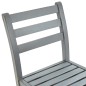 vidaXL Barhocker 2 Stk. Grau Massivholz Akazie vidaXL Barhocker 2 Stk. Grau Massivholz Akazie