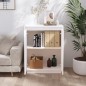 vidaXL Sideboard Weiß 60x34x75 cm Massivholz Kiefer vidaXL Sideboard Weiß 60x34x75 cm Massivholz Kiefer