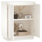 vidaXL Sideboard Weiß 60x34x75 cm Massivholz Kiefer vidaXL Sideboard Weiß 60x34x75 cm Massivholz Kiefer