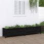 vidaXL Hochbeet Schwarz 199,5x40x39 cm Massivholz Kiefer vidaXL Hochbeet Schwarz 199,5x40x39 cm Massivholz Kiefer