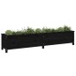 vidaXL Hochbeet Schwarz 199,5x40x39 cm Massivholz Kiefer vidaXL Hochbeet Schwarz 199,5x40x39 cm Massivholz Kiefer