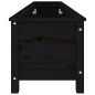 vidaXL Hochbeet Schwarz 199,5x40x39 cm Massivholz Kiefer vidaXL Hochbeet Schwarz 199,5x40x39 cm Massivholz Kiefer