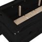 vidaXL Hochbeet Schwarz 199,5x40x39 cm Massivholz Kiefer vidaXL Hochbeet Schwarz 199,5x40x39 cm Massivholz Kiefer