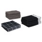 vidaXL 12-tlg. Handtuch-Set Schwarz Baumwolle vidaXL 12-tlg. Handtuch-Set Schwarz Baumwolle