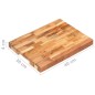 vidaXL Hackblock 40×30×4 cm Akazie Massivholz vidaXL Hackblock 40×30×4 cm Akazie Massivholz