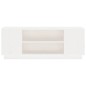 vidaXL TV-Schrank Weiß 110x35x40,5 cm Massivholz Kiefer vidaXL TV-Schrank Weiß 110x35x40,5 cm Massivholz Kiefer