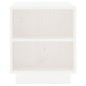vidaXL TV-Schrank Weiß 110x35x40,5 cm Massivholz Kiefer vidaXL TV-Schrank Weiß 110x35x40,5 cm Massivholz Kiefer