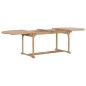 vidaXL Ausziehbarer Gartentisch 180-280x100x75 cm Massivholz Teak vidaXL Ausziehbarer Gartentisch 180-280x100x75 cm Massivholz Teak