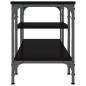 vidaXL TV-Schrank Schwarz 121x35x45 cm Holzwerkstoff & Eisen vidaXL TV-Schrank Schwarz 121x35x45 cm Holzwerkstoff & Eisen