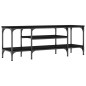 vidaXL TV-Schrank Schwarz 121x35x45 cm Holzwerkstoff & Eisen vidaXL TV-Schrank Schwarz 121x35x45 cm Holzwerkstoff & Eisen