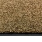 vidaXL Fußmatte Waschbar Braun 60x180 cm vidaXL Fußmatte Waschbar Braun 60x180 cm