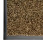 vidaXL Fußmatte Waschbar Braun 60x180 cm vidaXL Fußmatte Waschbar Braun 60x180 cm
