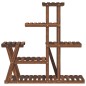 vidaXL Blumenständer 95x25x96 cm Massivholz Tanne