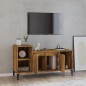 vidaXL TV-Schrank Räuchereiche 100x35x55 cm Holzwerkstoff vidaXL TV-Schrank Räuchereiche 100x35x55 cm Holzwerkstoff