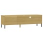 vidaXL TV-Schrank OSLO mit Metallbeinen Braun Massivholz Kiefer vidaXL TV-Schrank OSLO mit Metallbeinen Braun Massivholz Kiefer