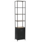 vidaXL Bücherregal Massivholz Tanne und Stahl 40,5x32,5x180 cm vidaXL Bücherregal Massivholz Tanne und Stahl 40,5x32,5x180 cm