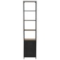 vidaXL Bücherregal Massivholz Tanne und Stahl 40,5x32,5x180 cm vidaXL Bücherregal Massivholz Tanne und Stahl 40,5x32,5x180 cm