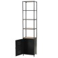 vidaXL Bücherregal Massivholz Tanne und Stahl 40,5x32,5x180 cm vidaXL Bücherregal Massivholz Tanne und Stahl 40,5x32,5x180 cm