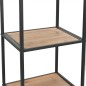 vidaXL Bücherregal Massivholz Tanne und Stahl 40,5x32,5x180 cm vidaXL Bücherregal Massivholz Tanne und Stahl 40,5x32,5x180 cm