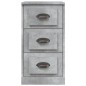 vidaXL Sideboard Betongrau 36x35,5x67,5 cm Holzwerkstoff vidaXL Sideboard Betongrau 36x35,5x67,5 cm Holzwerkstoff