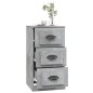 vidaXL Sideboard Betongrau 36x35,5x67,5 cm Holzwerkstoff vidaXL Sideboard Betongrau 36x35,5x67,5 cm Holzwerkstoff