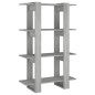 vidaXL Bücherregal/Raumteiler Grau Sonoma 80x30x123,5 cm vidaXL Bücherregal/Raumteiler Grau Sonoma 80x30x123,5 cm